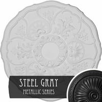 1 4 OD 4 P Корнелија Медалјон, рачно насликан челик сив