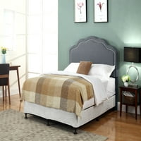 Uspridefurniture Panorama тапациран табла за постелнина, погодна за кревети со големина или кралица со големина