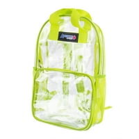 Исчистете го ранецот за патувања во училишната безбедност, неонски зелен