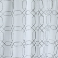 Современи нишки чиста геометриска сет за завеси за панели за возрасни, тексас