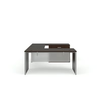 Сет за канцелариски мебел за серии на Fulcrum, 66 U-облик на биро со мост, Credenza, страничен кабинет за