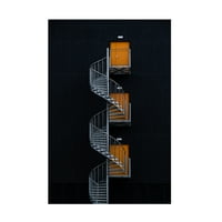 Ролф Ендерман „спирално скалило“ платно уметност