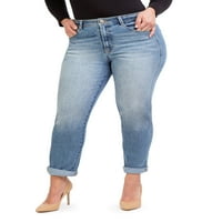 Jordордаче со висок пораст на женските фармерки на мама, големини 2-22