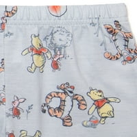 Сет на пиками за пижами за пижами Вини Пух, 2-парчиња, големини 12м-5Т