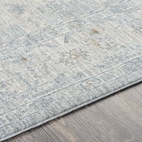 Уметнички ткајачи Медалјон Традиционална област килим, сива