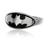 Стрипови прстен за лого од не'рѓосувачки челик Бетмен