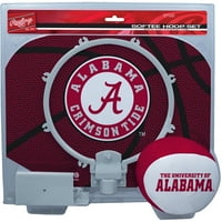Alabama Crimson Tide Rawlings Softee Hoop & Ball Set - Crimson