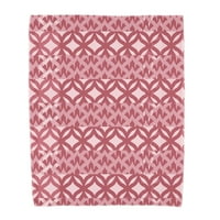 Едноставно Дејзи, Greeko Simple, геометриски пешкир за печатење на плажа, црвена боја