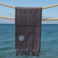 Текстил за домашни текстуални тектори Бик Турски памук летен хороскоп пешкир за плажа, 69 39