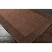Уметнички ткајачи Foxcroft Темно кафеава модерна 2 '3' килим во областа
