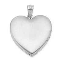 Примарно сребро Стерлинг сребрена родиум издлабени рачни отпечатоци од срцев кобрика со ланец на кабел Форзантина